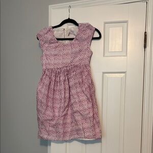 Adorable Pink Polka Dot Kids Dress